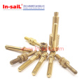 Light Alliy Brass Threaded Stud na China Fabricante